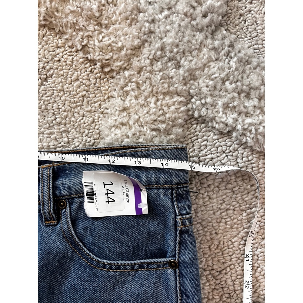 Supplies by Union Bay Denim Maxi Skirt Medium Wash Front Slit Size 2 26W 2B43000 - Picture 4 of 7